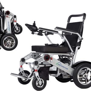 Widen 20" Folding 500W Electric Wheelchair, Intelligent Folding Electric Wheelchair for Adults, Extended seat More Comfortable Power Wheelchair,Durable Wheelchair