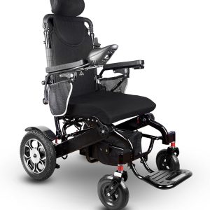 Culver Mobility Shawk Electric Wheelchair for Adults, All Terrain Lightweight Foldable Wheelchair, Power Motorized Electric Wheel Chair, Comfortable Remote Control Mobility Aid